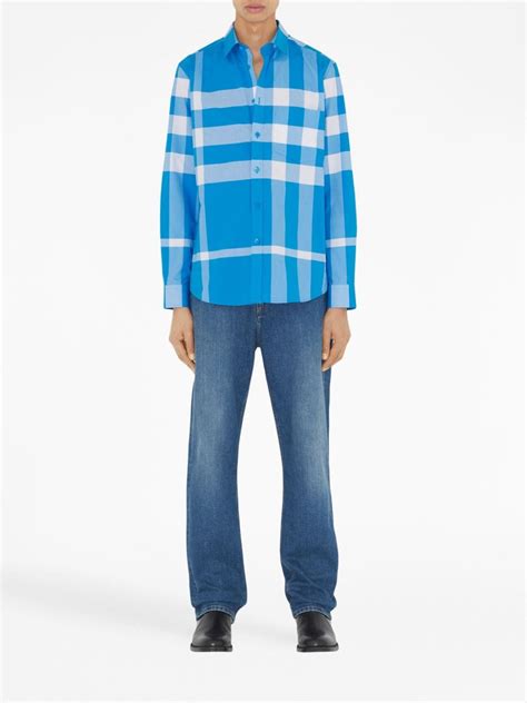 burberry oversize hemd|Burberry signatures for men.